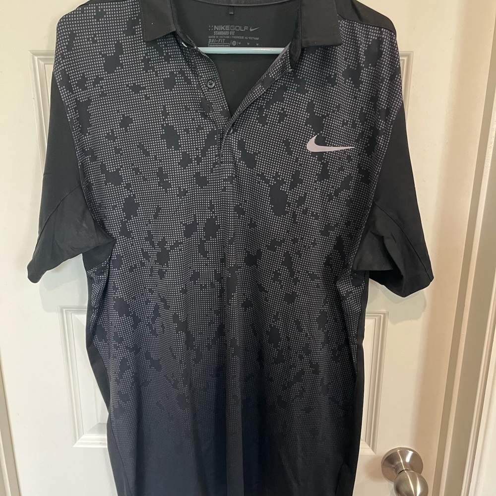 Nike Black Polo Shirt with Athletic Fit